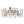 Ferris - 7 Piece Dining Set With Cross Back Chairs And Rectangular Table - Antique White