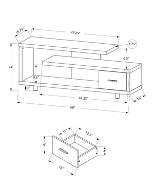 TV Stand, Console, Media Entertainment Center Storage Cabinet