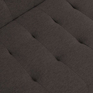 Modern Sofa Bed With Wood Frame And Stainless Legs