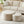 Modern Upholstered Round Coffee Table For Living Room (Set of 2)
