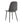 Modern Medieval Style Cushioned Side Chairs Set With Metal Legs For Kitchens