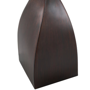 Curvo 2-Piece Copper Bronze Polyresin Table Lamps with Linen Shade