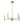 Courtyard - 5 Light Candle Chandelier - Clear / Gold