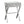 Accent Side X Table With Storage Drawer