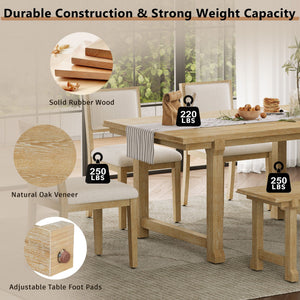 6 Piece Kitchen & Dining Room Furniture