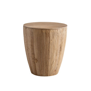 Vintage Style Barrel Coffee Table With Storage