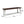Equilibrium Outdoor Dining Table with Wooden Frame and Slat Top