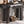 TREXM Rustic Minimalist Console Table with Hidden Drawer