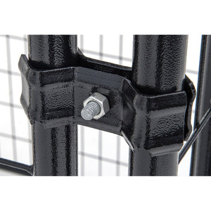 Lucky Dog Large Modular Welded Wire Box Indoor Outdoor Dog Kennel, 10x5x6 Feet