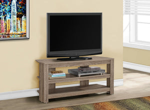 TV Stand Console Media Entertainment Center with 3 Storage Shelves