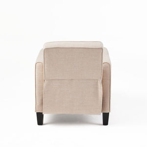 Upholstered Push Back Recliner Chair For Living Room