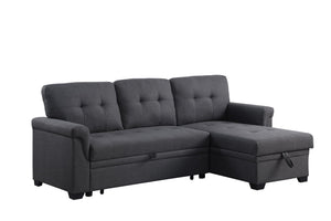 Lucca - Reversible Sleeper Sectional Sofa With Storage Chaise