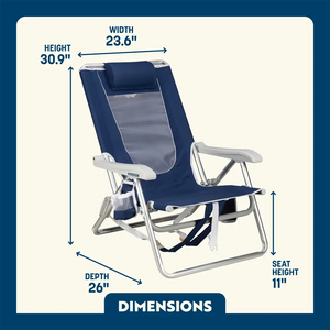 GCI Outdoor Backpack Beach Chair - Case Pack Bundle