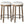 360° Swivel Wooden Barstools With Upholstered Seat, Counter Height (Set of 2)