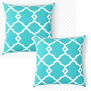 6 Pack Outdoor Pillow Covers - 18x18 Inch