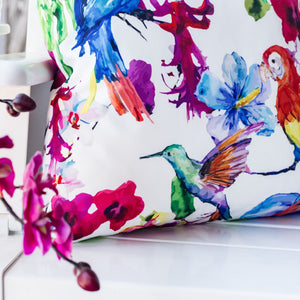 Tropical Parrot Outdoor & Indoor Pillow Set of 2