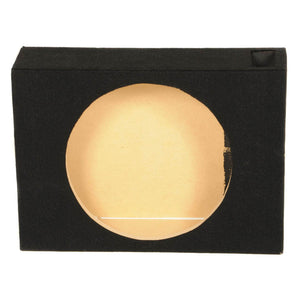 QPower Shallow Vented Subwoofer Enclosure, Single 10 Inch Car Sub Speaker Box