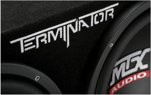 MTX TNE212D 12" 1200W Dual Loaded Car Subwoofer Box & SSL 1500W Amplifier w/ Kit
