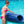 Big Joe Aquaria Roll Up 2 Person Swimming Pool Ripple Comfort Lounge Float, Blue