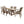 Fremont - Dining Set With Tufted Chairs