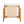 Outdoor Club Chair, Acacia Wood Frame with Textilene Accents