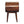 Solid Wood Large Chestnut Circular Bedside Table