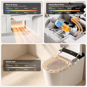 Fully Intelligent Toilet Household Fully Automatic Flip Cover