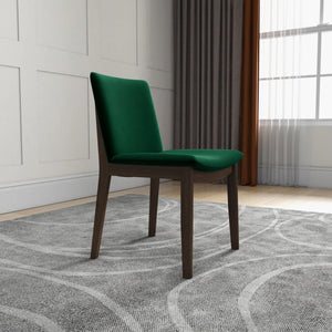 Laura - Mid-Century Modern Solid Wood Dining Chair (Set of 2)