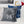 Gray Velvet Holiday Throw Pillow with Snowflake Wreath Embroidery