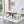 Rectangular Dining Table With Geometric Legs For Dining Room - Light Gray