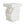 Talia Outdoor Patio Modern Artistry MGO Side Table, White