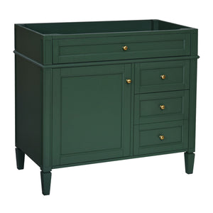 Bathroom Vanity With 2 Drawers And Tip-Out Drawer, Storage Cabinet