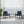 Outdoor Rocking Bistro Set Of 3, Oversized Rocking Chairs With Cushions And Side Table - Black / Blue