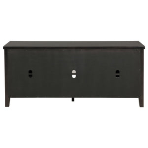 Sutter - 2 Door TV Stand With Mission Design - Dark Brown