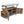 Foldable Outdoor Kitchen Island Patio Mobile Kitchen Cart