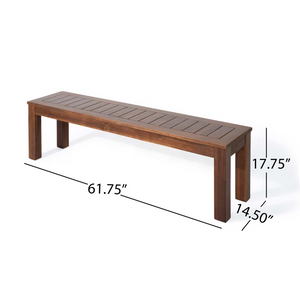 Outdoor Courtyard Table and Bench