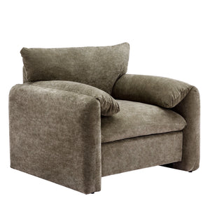 Oversized Accent Single Sofa Lounge Chair - Matcha Green