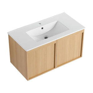 Floating Bathroom Vanity With Sink Combo