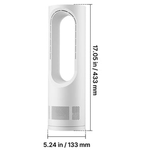 Desk Fan Bladeless, 17 Inch Office Table Fan