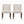 Light Luxury Rivet Upholstered Dining Chair Set of 2