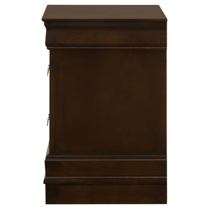 Demetra - 2 Drawer Nightstand - Cappuccino