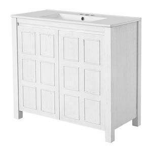 Bathroom Vanity Organizer With Sink, Combo Cabinet Set, Bathroom Storage Cabinet