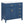 Bathroom Vanity With Ceramic Sink, Soft-Close Doors, 4 Storage Drawers - Blue