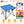 2Pcs Foldable Camping Table Portable Picnic Table Lightweight Travel Desk with 2 Cup Holders/Table Carrying Bag