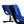 6' Outdoor Steel Bench With Backrest