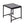 3 Pieces Patio Bistro Set Outdoor Rocking Chair with Blue Cushion for Yard Garden Poolside