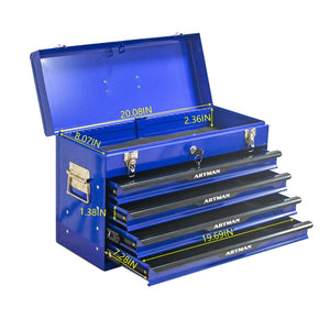 20-inch Steel Portable Tool Box With Drawers