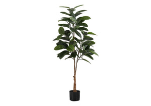 52" Tall Artificial Rubber Tree Plant - Indoor Faux Greenery