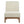 Upholstered Accent Chair - Beige / Walnut
