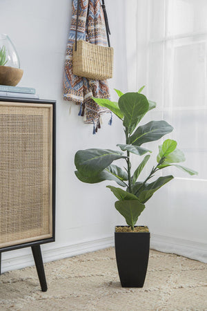 20x16x35" Artificial Fiddle-Leaf Fig Potted Plant